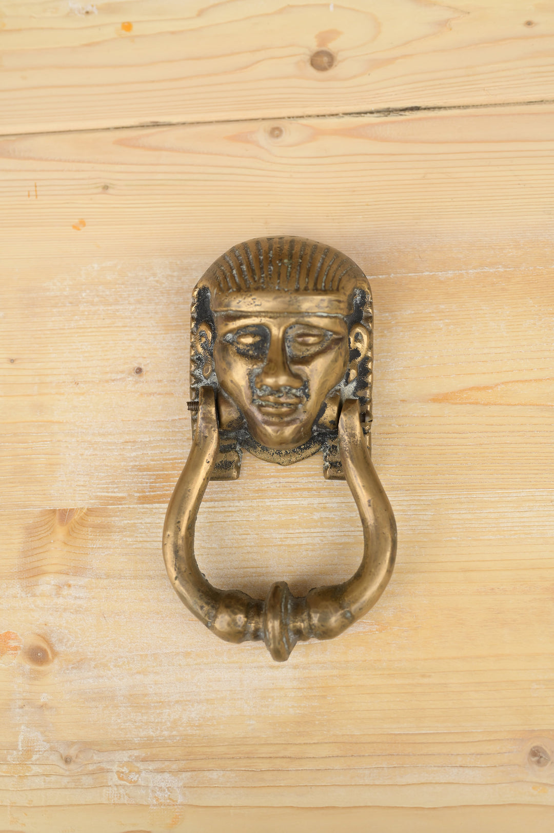 Antique Bronze Pharaoh Door Knocker