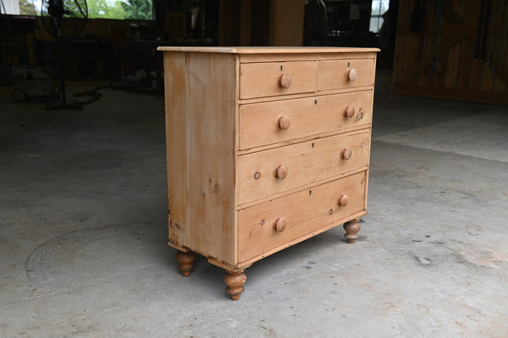 Antique English Pine Chest of Drawers