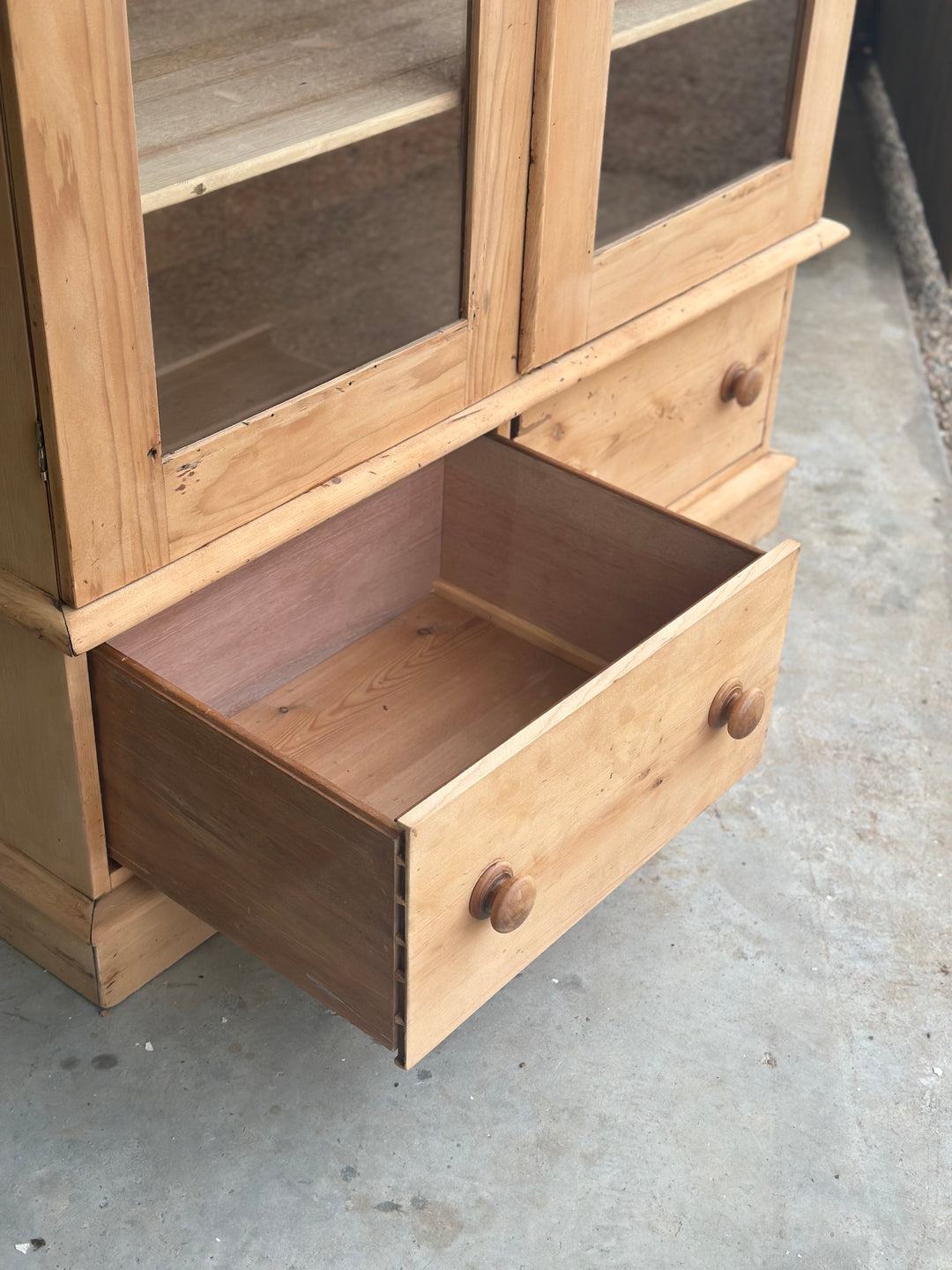 Modified Antique Kauri Pine Pantry