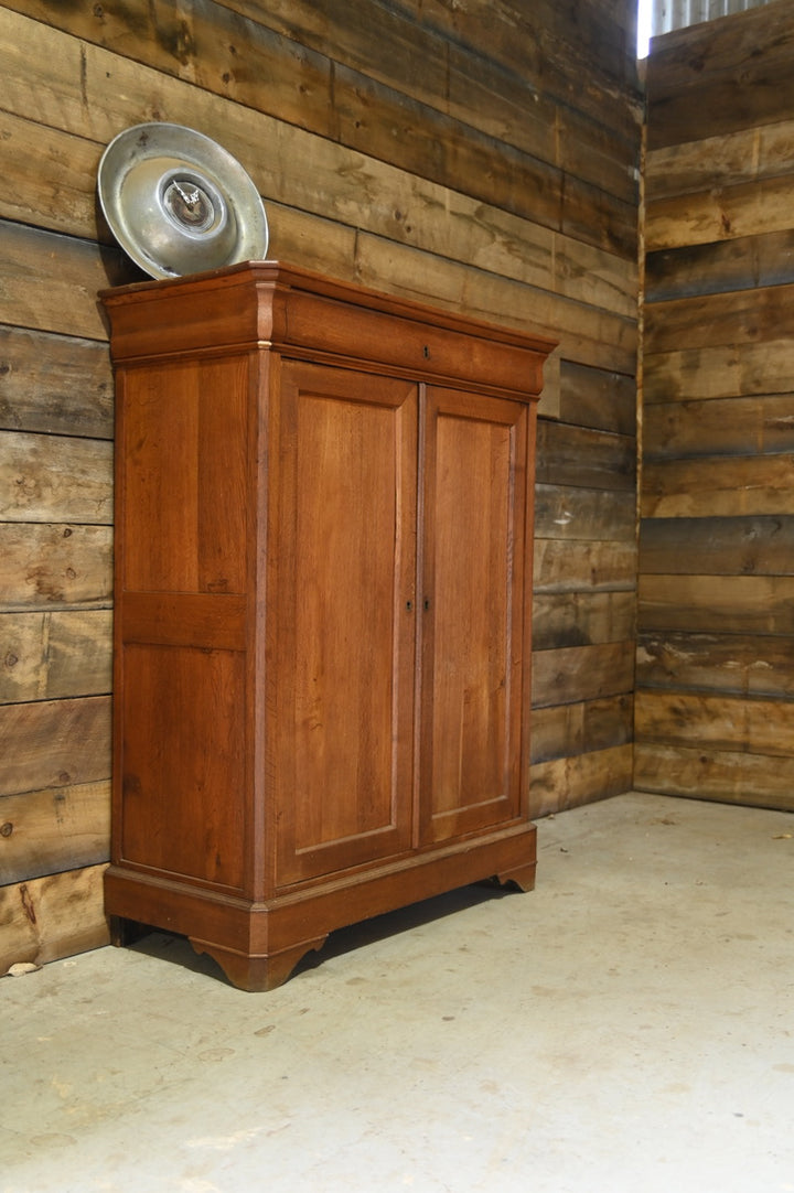 19th Century French Oak Maids Cabinet