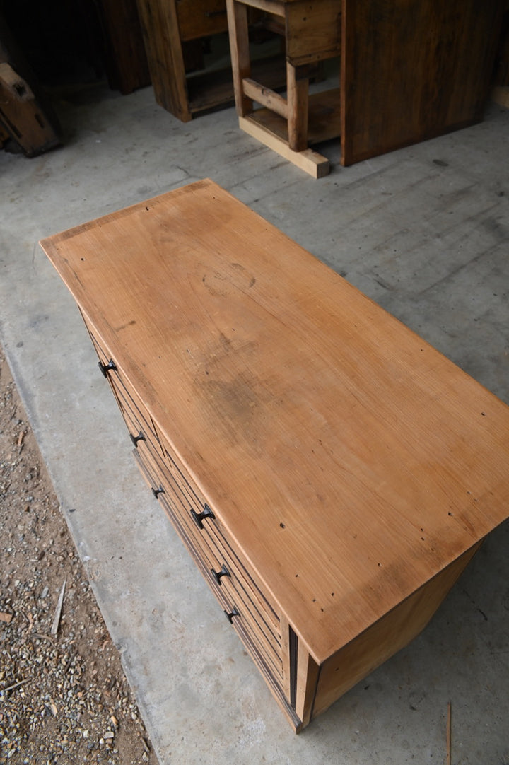 Vintage Hoop Pine Chest of Drawers