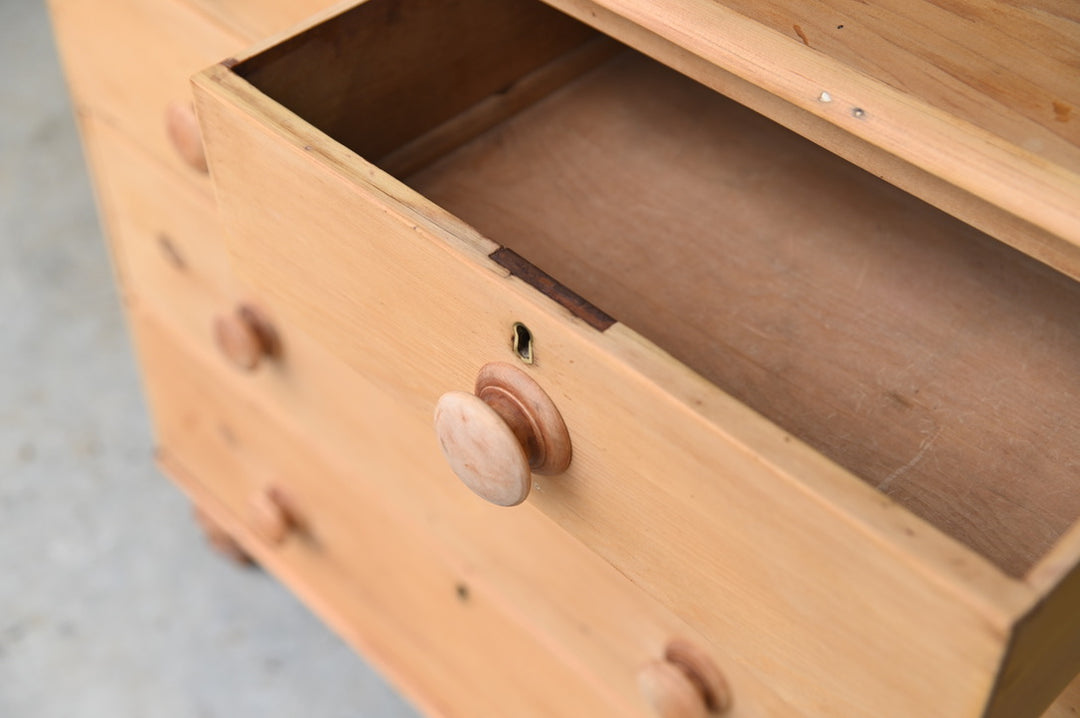 Antique English Pine Chest of Drawers