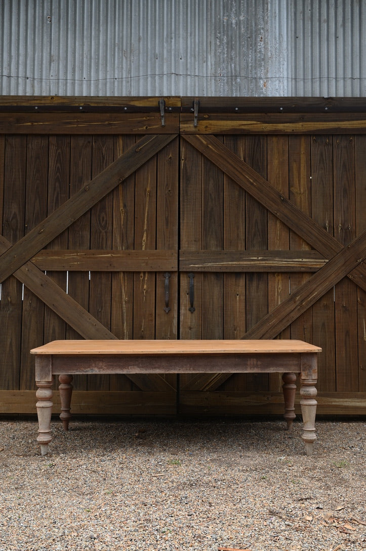 Antique Kauri Pine and Cedar Table