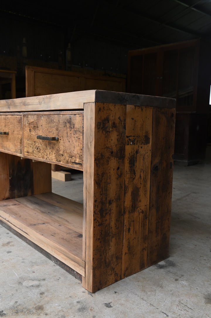 Rustic Timber Vanity Unit
