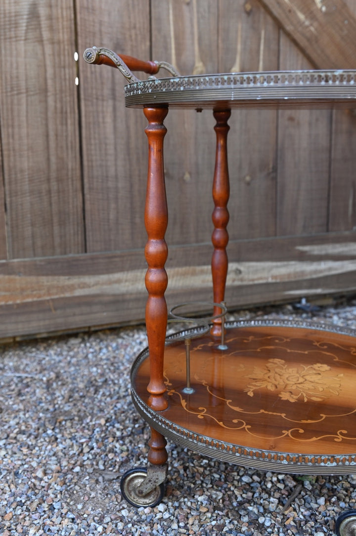 Elegant Mid Century Italian Bar Cart