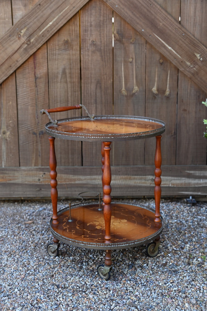 Elegant Mid Century Italian Bar Cart