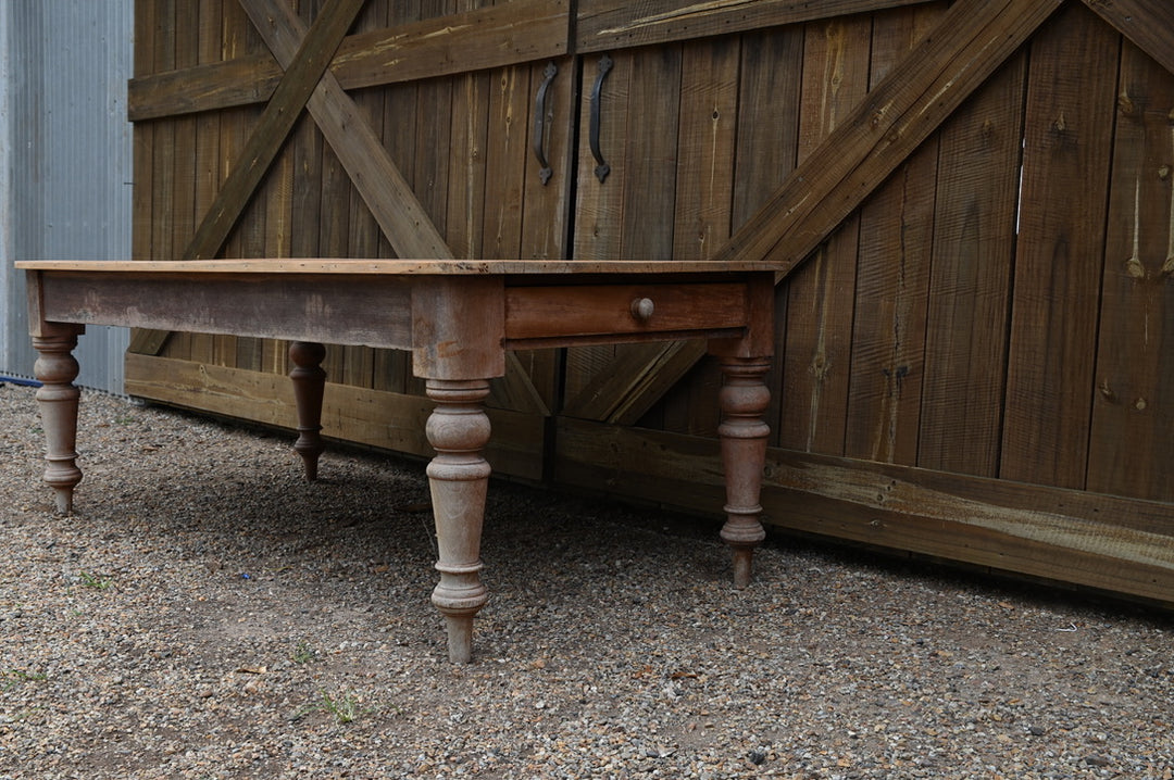Antique Kauri Pine and Cedar Table