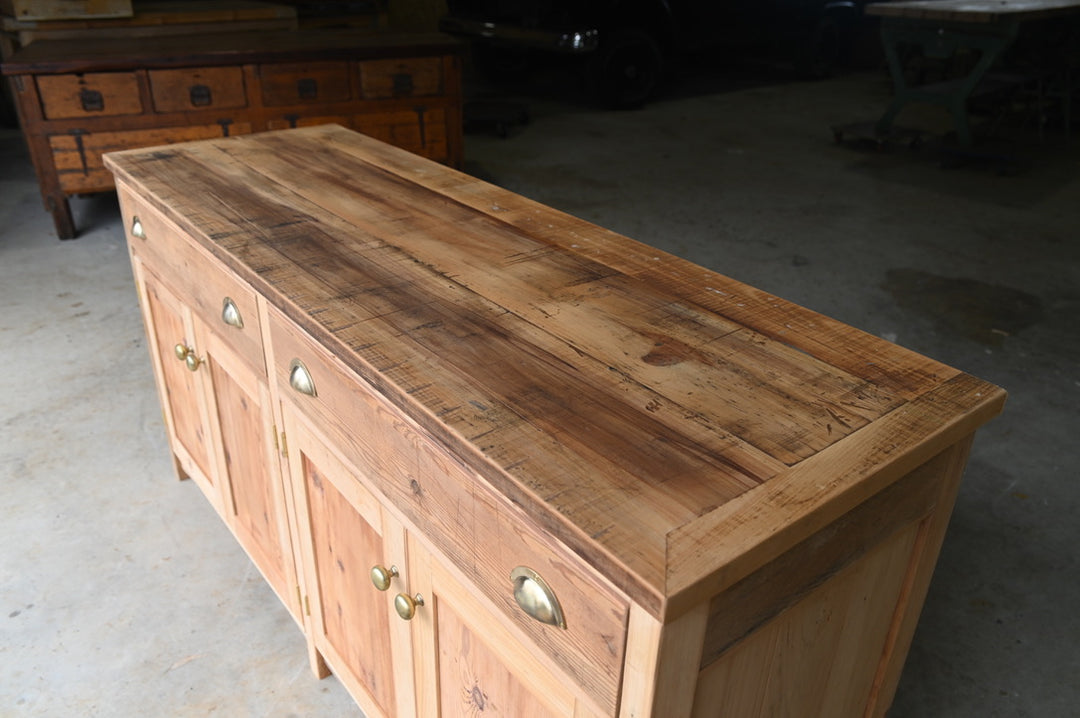 Handcrafted Shaker Style Pine Sideboard / Island Bench