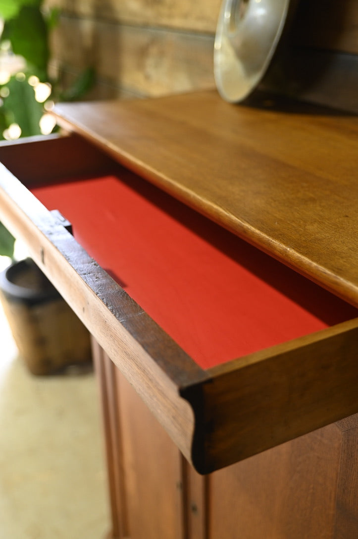 19th Century French Oak Maids Cabinet