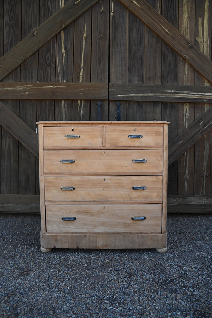 Antique Maple and Oak Chest of Drawers