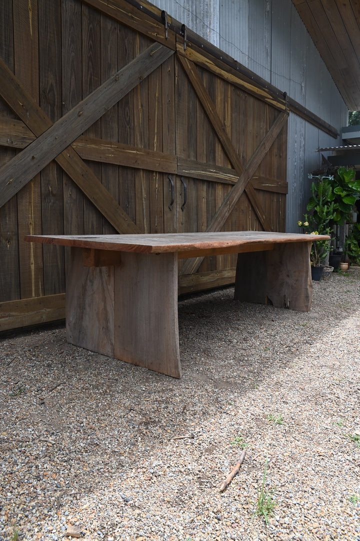 Ironbark and Yellow Teak Outdoor Table