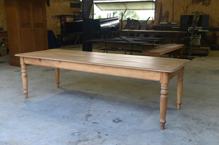 Kauri Pine Farmhouse Dining Table