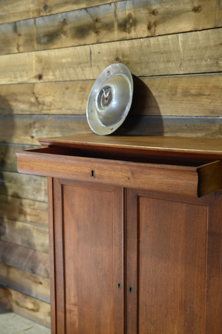 19th Century French Oak Maids Cabinet