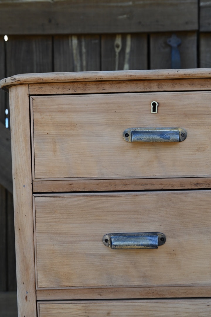 Antique Maple and Oak Chest of Drawers