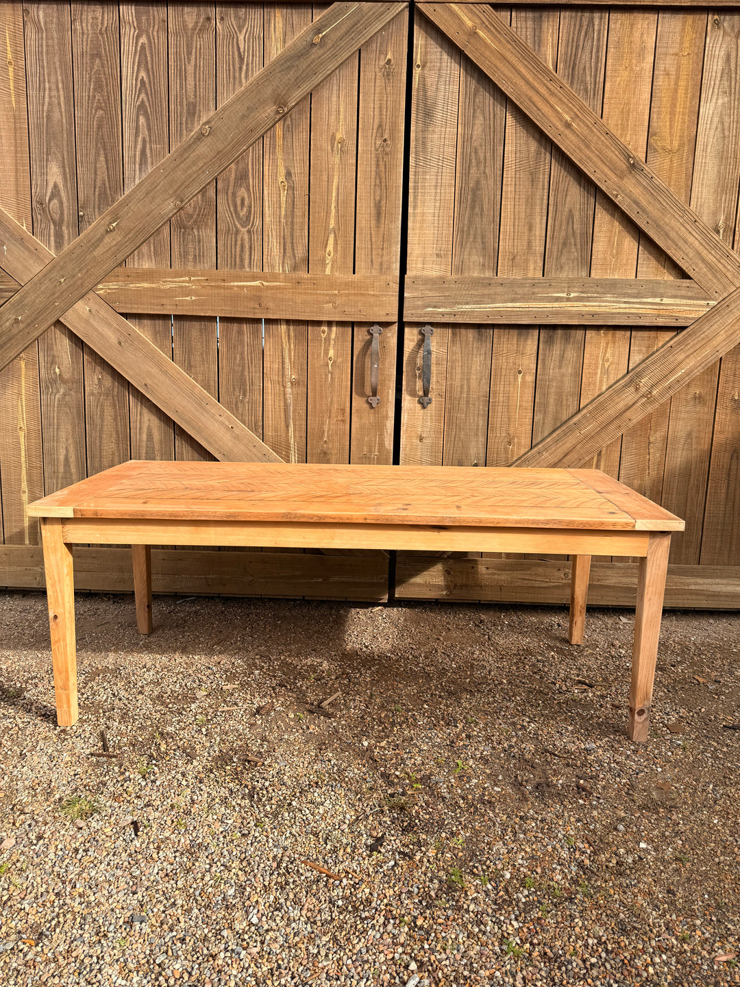 Reclaimed Hoop Pine Dining Table