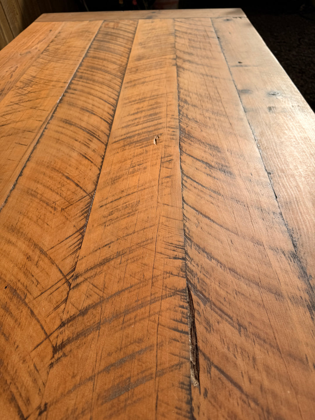 Reclaimed Hoop Pine Dining Table