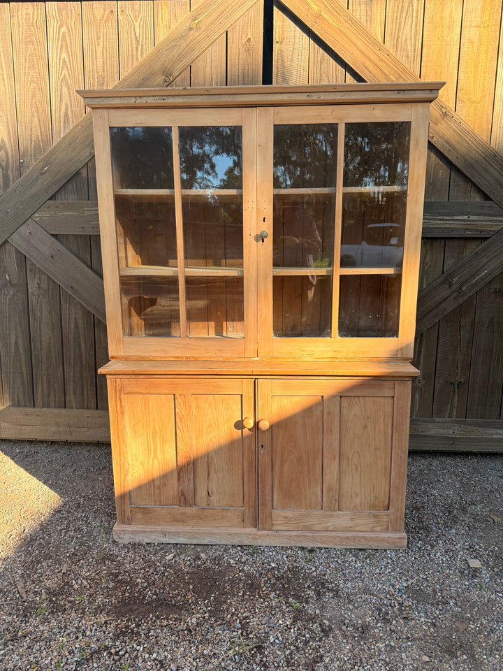 Antique Kauri Pine Hutch