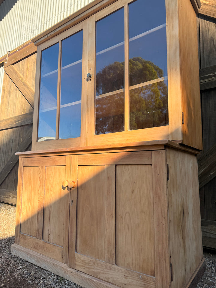 Antique Kauri Pine Hutch
