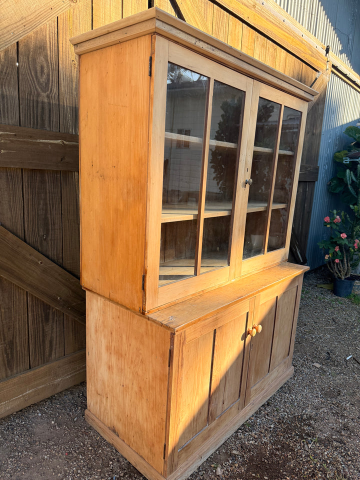 Antique Kauri Pine Hutch