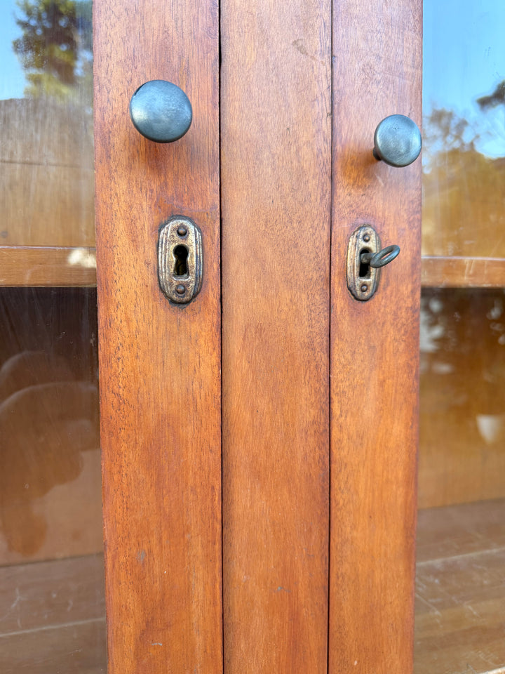 Vintage Maple Display Cabinet