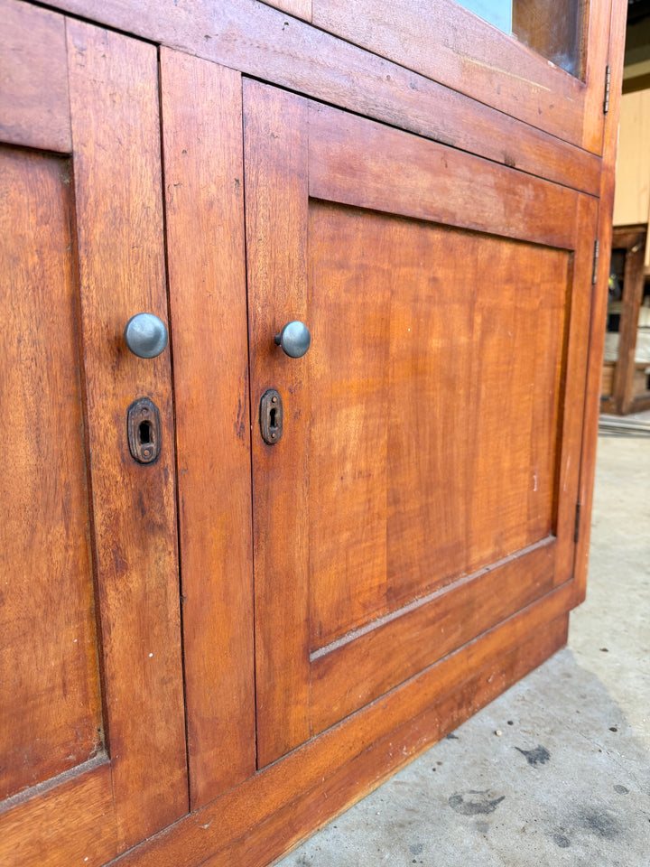 Vintage Maple Display Cabinet