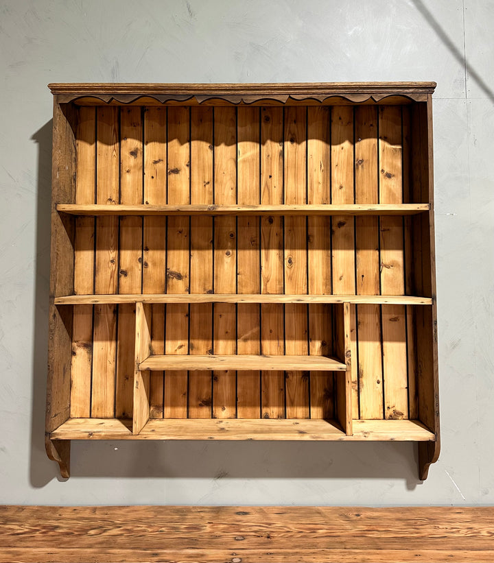 19th Century French Oak & Pine Wall Unit