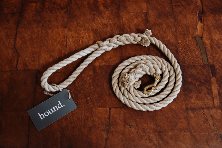 hound. Handmade Dog Lead